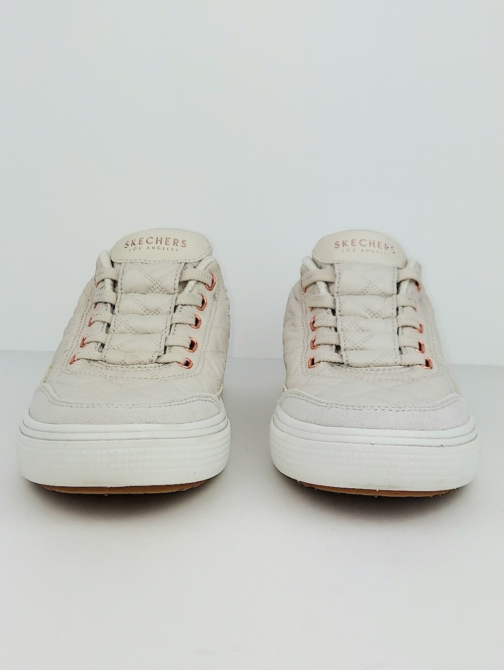 Skechers Slip-Ins Arch Fit Arcade Sneakers Off-White 7.5 - Picture 4 of 14